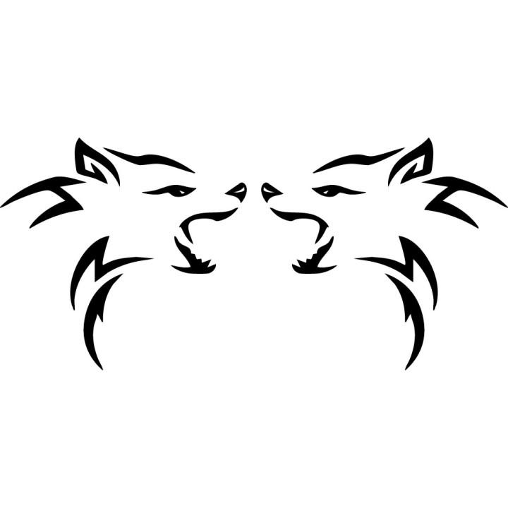 Hyena Vinyl Decal Sticker V7 - DecalsHouse