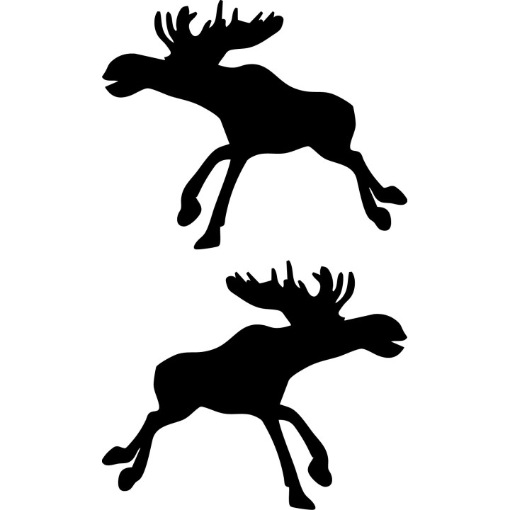 Moose Vinyl Decal Sticker V26 - DecalsHouse