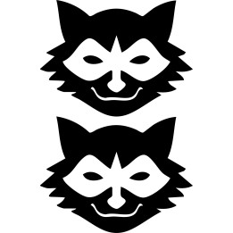 Raccoon Coon Vinyl Decal Sticker V40 - DecalsHouse
