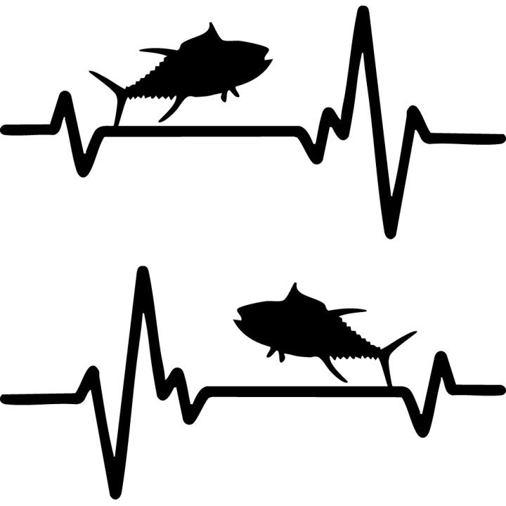 Tuna Vinyl Decal Sticker V11 - DecalsHouse