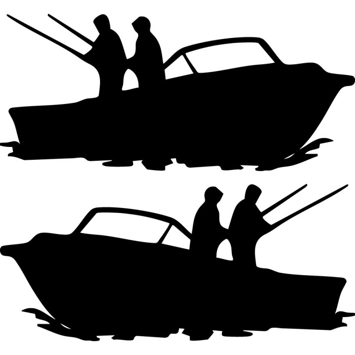 Sea Boat Fishing Vinyl Decal Sticker - DecalsHouse