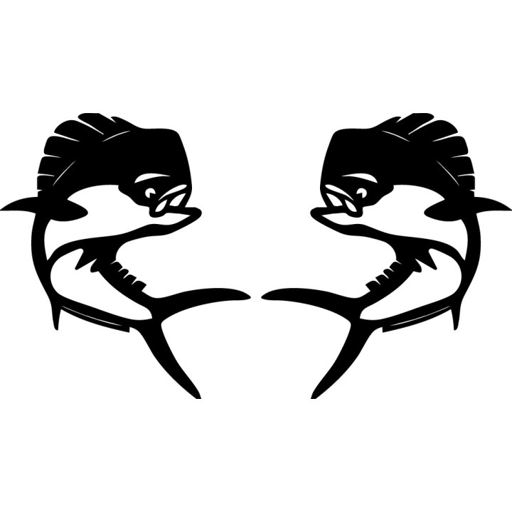 Mahi Mahi Vinyl Decal Sticker - DecalsHouse