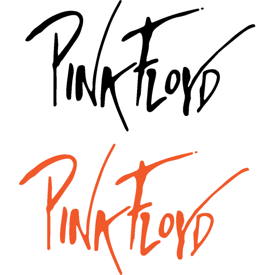 2x Pink Floyd Logo Vinyl...