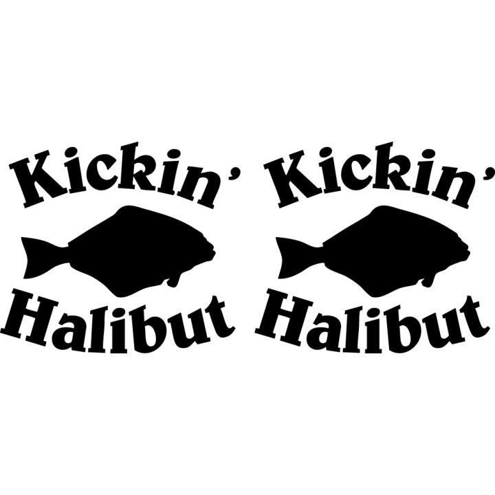 Halibut Vinyl Decal Sticker - DecalsHouse