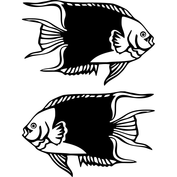 Flounder Trout Vinyl Decal Sticker V2 - DecalsHouse