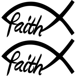 Faith Fishing Vinyl Decal Sticker - DecalsHouse