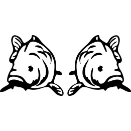 Chilean Sea Bass Stickers – Saltwater Fishing Decals (2-Pack)