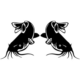 Catfish Vinyl Decal Sticker V31 - DecalsHouse