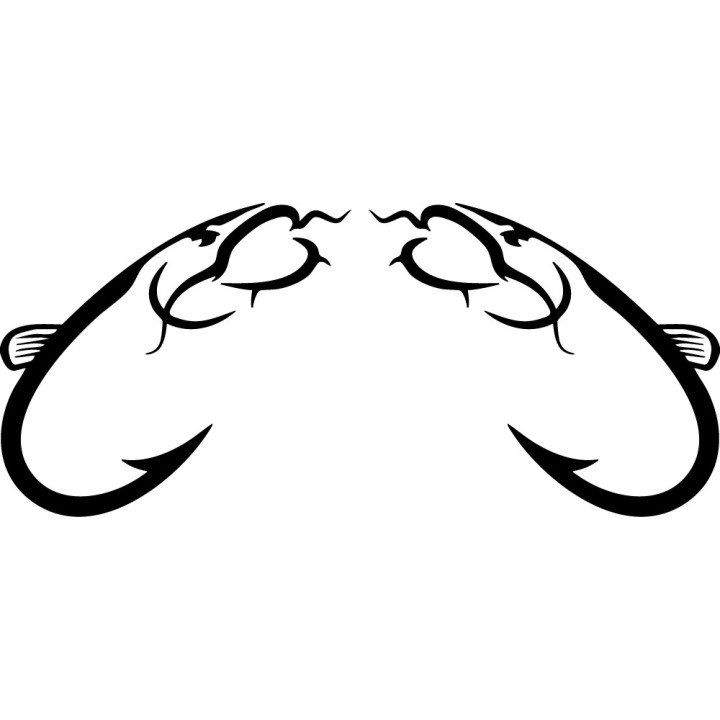 Catfish Vinyl Decal Sticker V3 - DecalsHouse