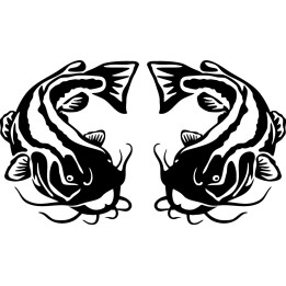 Catfish Vinyl Decal Sticker V21 - DecalsHouse