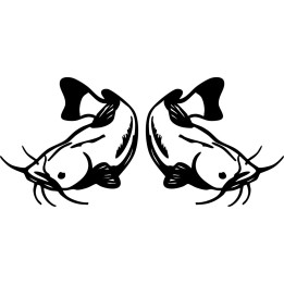 Catfish Vinyl Decal Sticker V2 - DecalsHouse