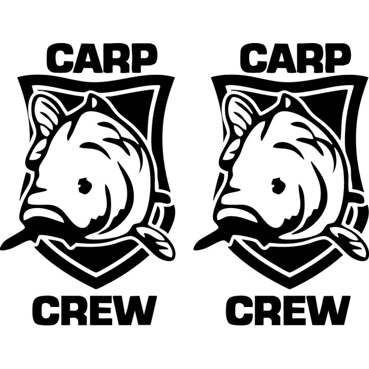 Carp Crew Fishing Vinyl Decal Sticker - DecalsHouse