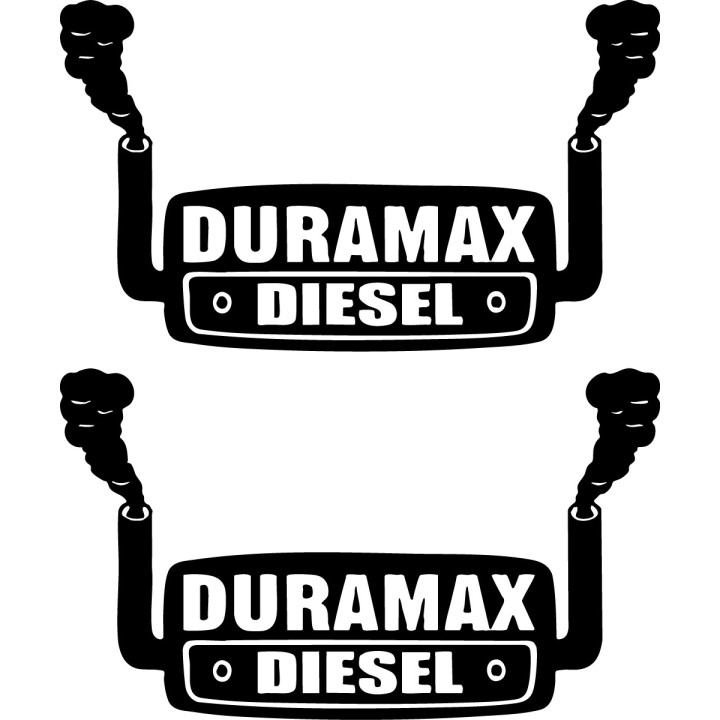 Duramax With Stacks Dh - DecalsHouse