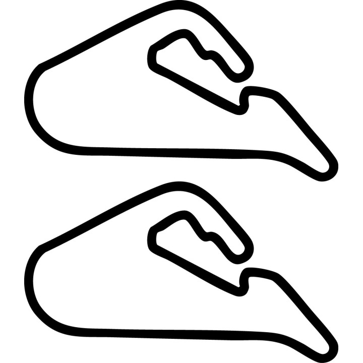 Buy AUTODROMO JUAN Y OSCAR GALVEZ LAYOUT 9 DECAL Online