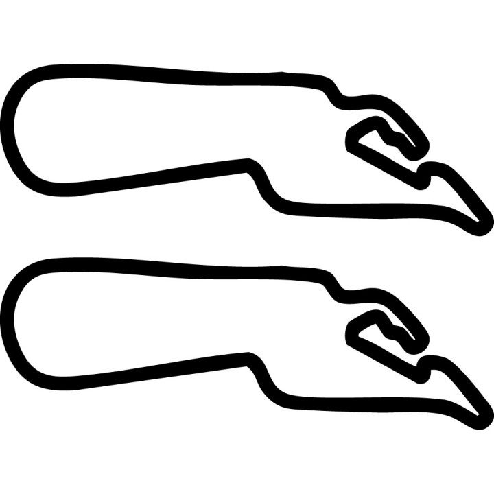 Buy AUTODROMO JUAN Y OSCAR GALVEZ LAYOUT 15 DECAL Online