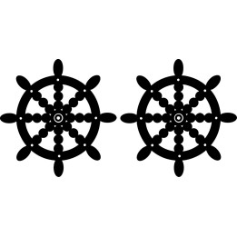 Buy Ship Wheel 2 Vinyl Decal Sticker Online