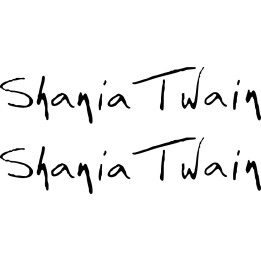 Shania Twain Stickers – Come On Over Decals (2-Pack)