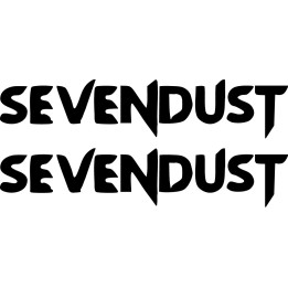 Sevendust Stickers – Alt Metal Band Decals (2-Pack)