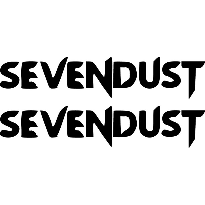 Sevendust Stickers – Alt Metal Band Decals (2-Pack)