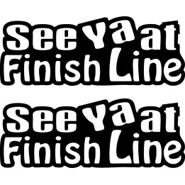 Buy See Ya At Finish Line Jdm Japanese Decal Sticker Online