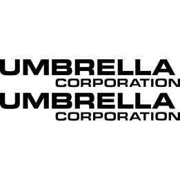 Umbrella Corporation Stickers – Resident Evil Decals (2-Pack)