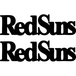 Red Suns Initial D Stickers – Takahashi Brothers (2-Pack)