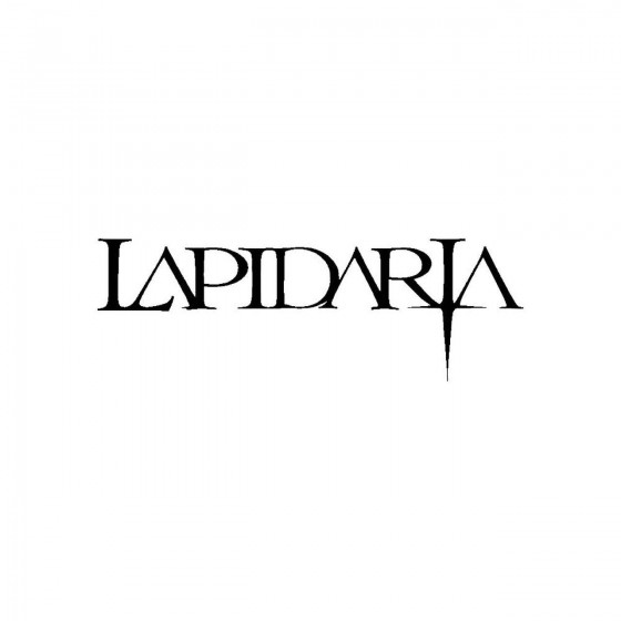Lapidariaband Logo Vinyl Decal