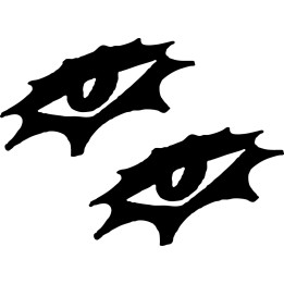 Buy Race Face Eye Decal Sticker Online
