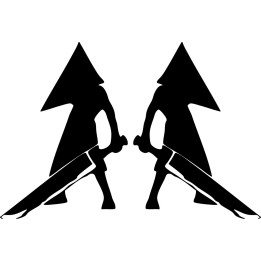Pyramid Head Silent Hill Stickers – SH2 Decals (2-Pack)