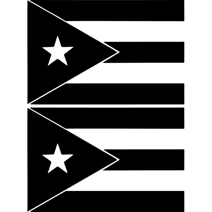 Buy Puerto Rico Flag Vinyl Decal Sticker Online
