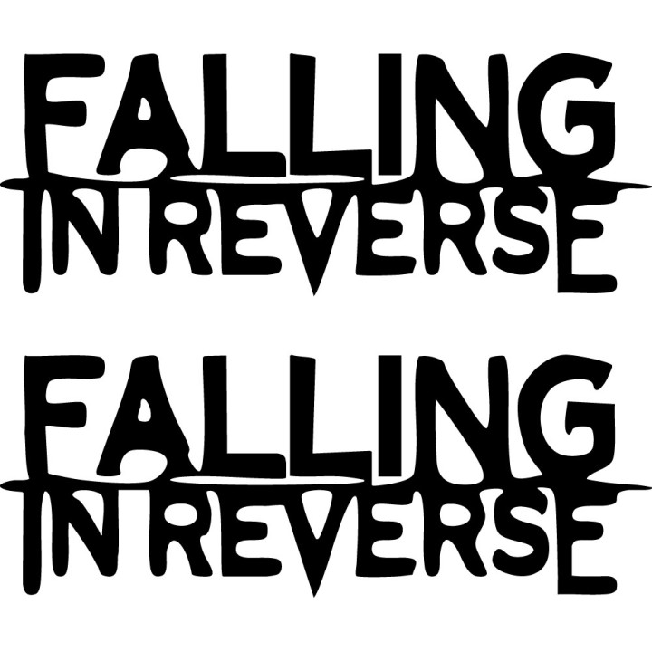 Falling In Reverse Stickers – Rock Band Decals (2-Pack)