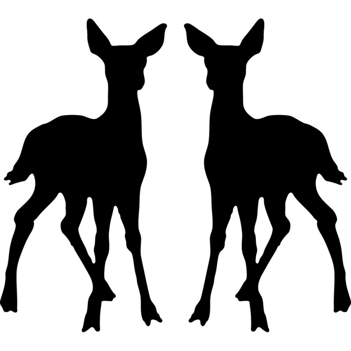 Buy Fawn Deer Decal Sticker Online