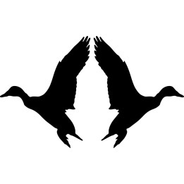 Buy Duck Silhouette Style 1 Decal Sticker Online
