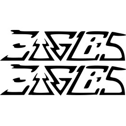 Eagles Stickers – Hotel California Classic Rock (2-Pack)