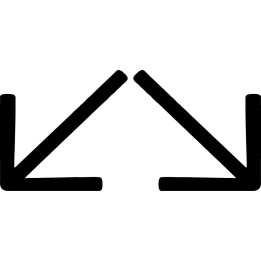 Diagonal Arrow Stickers – Directional Decals (2-Pack)