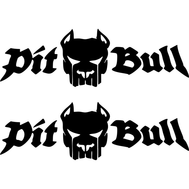 Buy Pitbull V Vinyl Decal Sticker Online