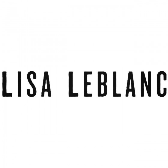 Lisa Leblanc Band Decal...