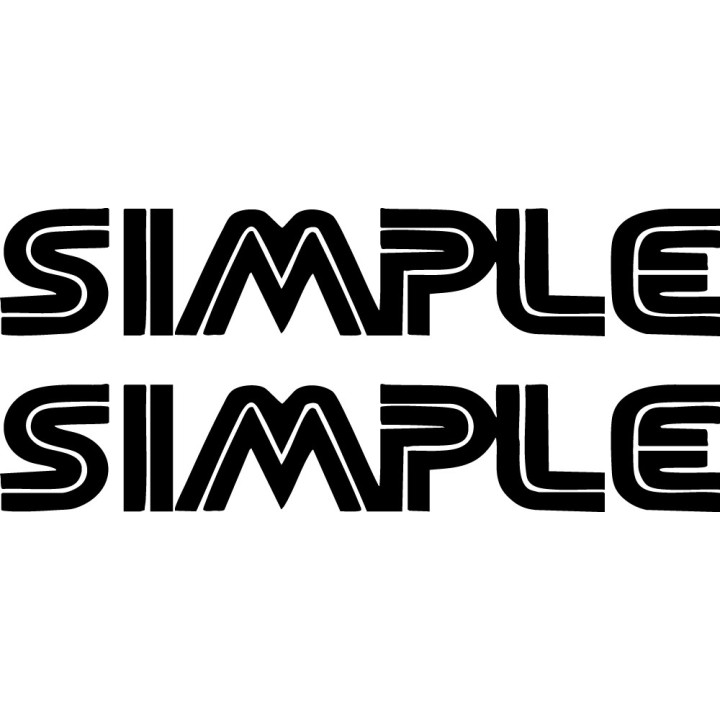 Phish Simple Stickers – Jam Band Decals (2-Pack)