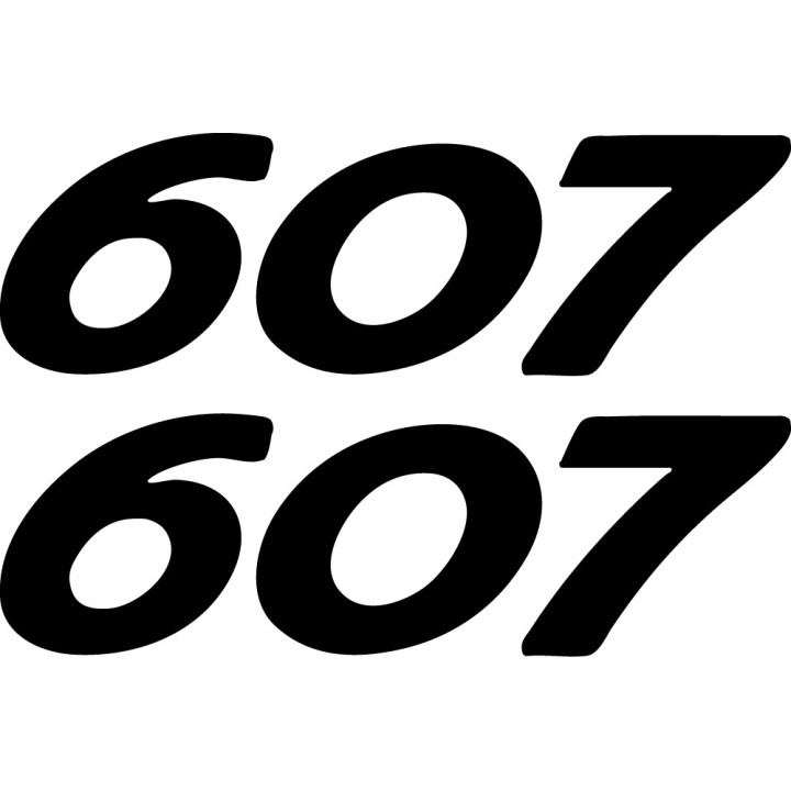 Buy Peugeot 607 Decal Sticker Online