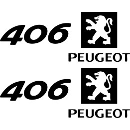 Buy Peugeot 406 Logo Vinyl Decal Sticker Online