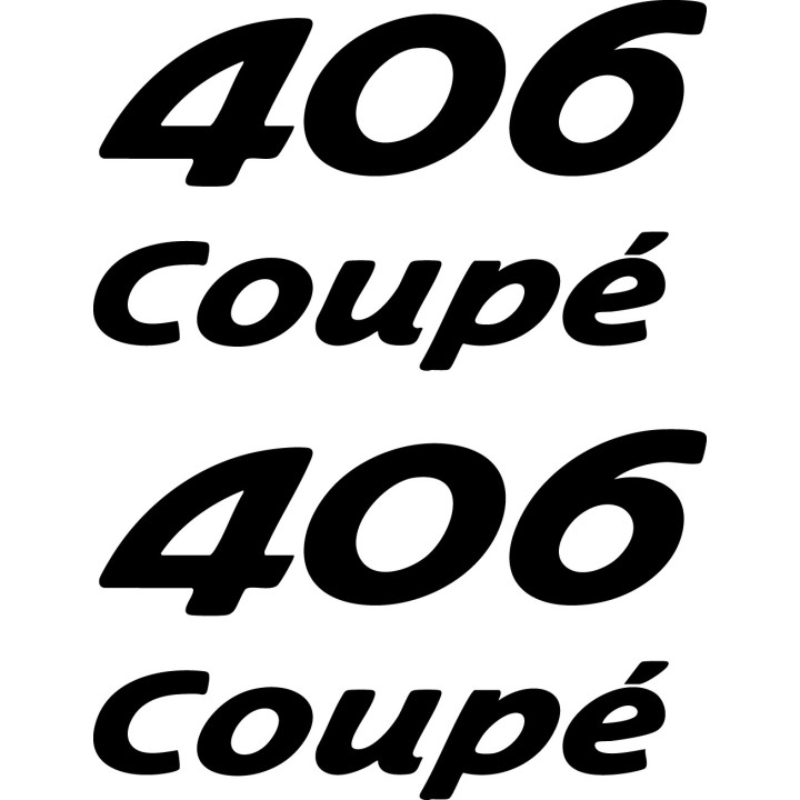 Buy Peugeot 406 Coupe Vinyl Decal Sticker Online