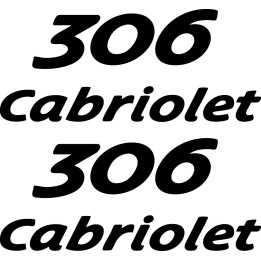Buy Peugeot 306 Cabriolet Vinyl Decal Sticker Online