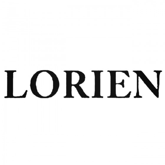 Lorien Band Decal Sticker