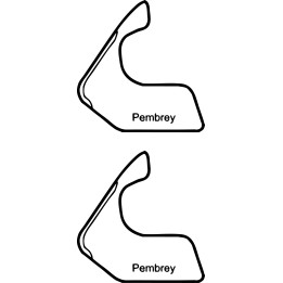 Buy Pembrey Circuit Racetrack Decal Sticker Online