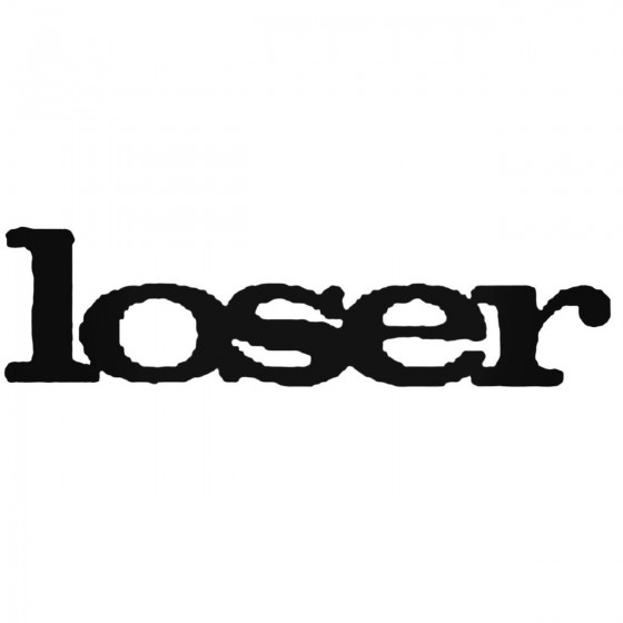 Loser Band Decal Sticker