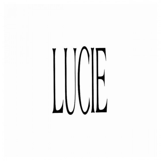 Lucie Band Decal Sticker