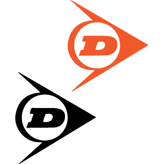 2x Dunlop Logo Aftermarket...