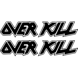 Overkill Stickers – Thrash Metal Band Decals (2-Pack)