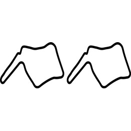 Buy Oulton Park Island Circuit Vinyl Decal Sticker Online