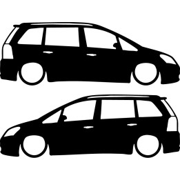 Buy Opel Zafira B Low Decal Sticker Online